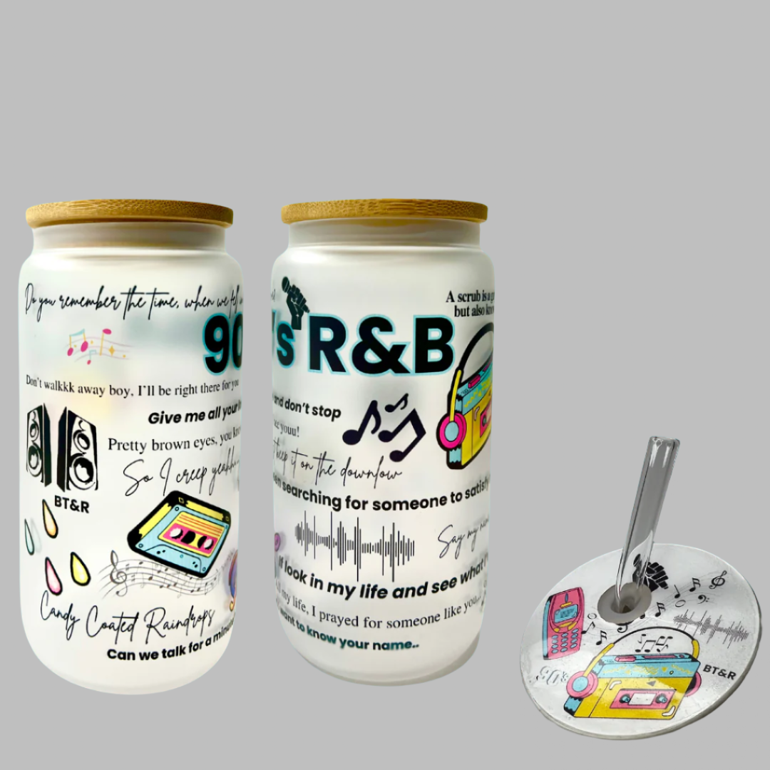 90’s R&B Glass Cup