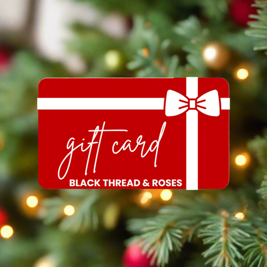 Black Thread & Roses Gift Cards